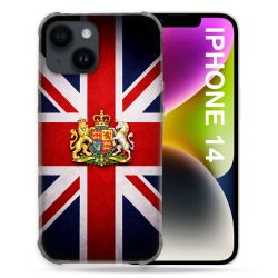Coque Renforcée Pour Iphone 14 Voyage Drapeau Grande Bretagne UK