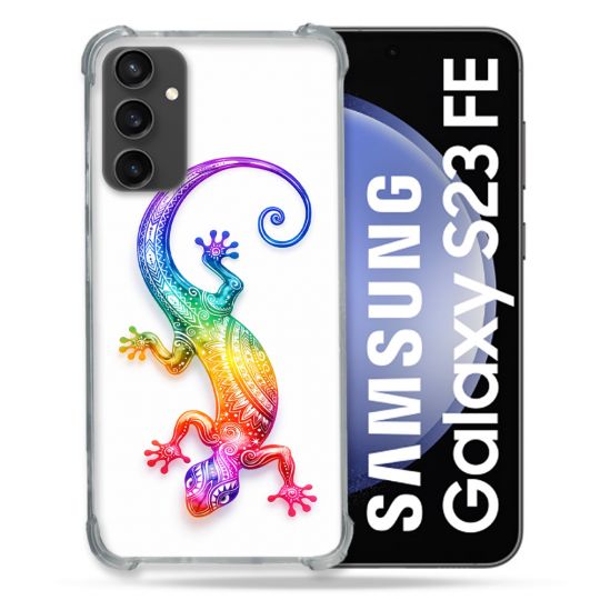 Coque Renforcée Pour Samsung Galaxy S23 FE Animal Salamandre Color 2026