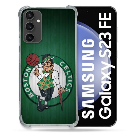Coque Renforcée Pour Samsung Galaxy S23 FE Basket Boston Celtics