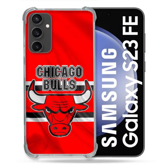 Coque Renforcée Pour Samsung Galaxy S23 FE Basket Chicago Bulls