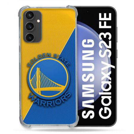Coque Renforcée Pour Samsung Galaxy S23 FE Basket Golden State Warriors