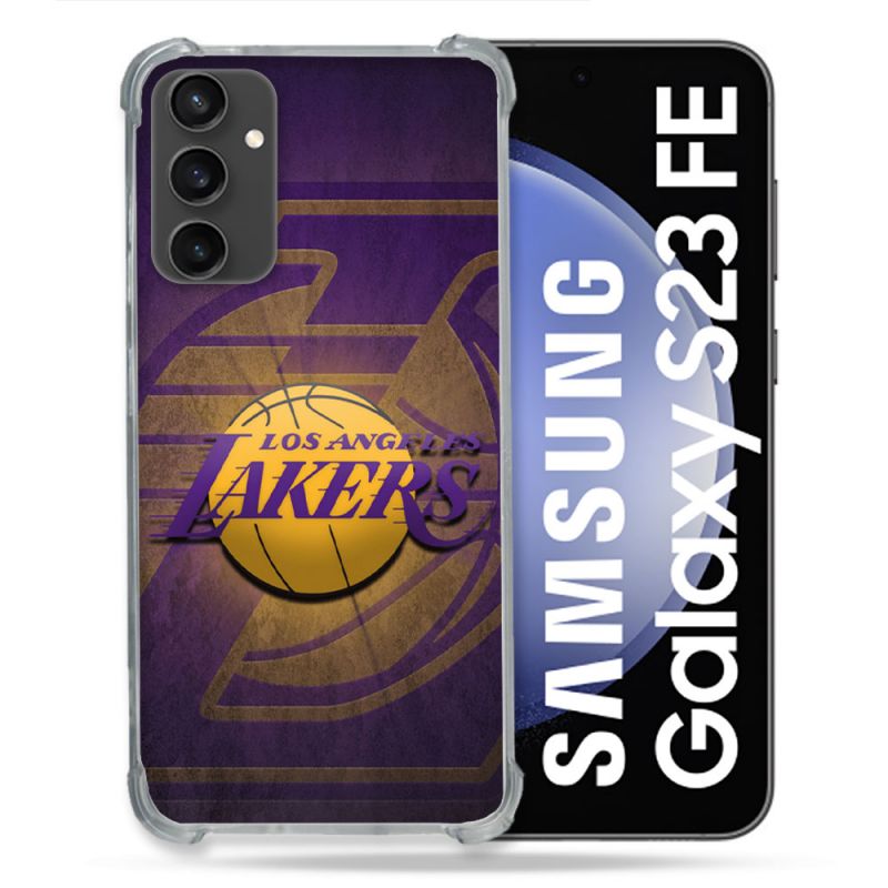 Coque Renforcée Pour Samsung Galaxy S23 FE Basket Los Angeles Lakers