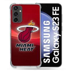 Coque Renforcée Pour Samsung Galaxy S23 FE Basket Miami Heat