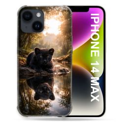 Coque Renforcée Pour Iphone 14 Plus Animal Panthère Reflet