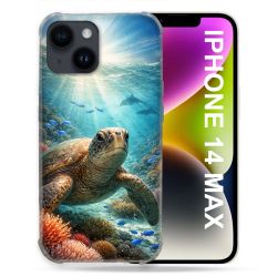 Coque Renforcée Pour Iphone 14 Plus Animal Tortue Marine