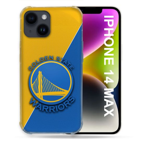 Coque Renforcée Pour Iphone 14 Plus Basket Golden State Warriors