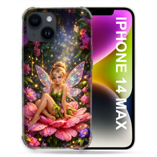 Coque Renforcée Pour Iphone 14 Plus Fantastique Fee Fleur