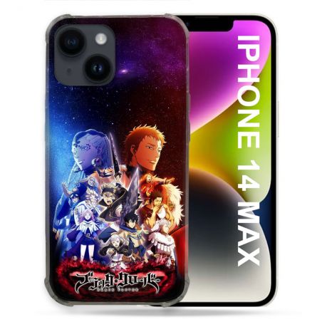 Coque Renforcée Pour Iphone 14 Plus Manga Black Clover Affiche