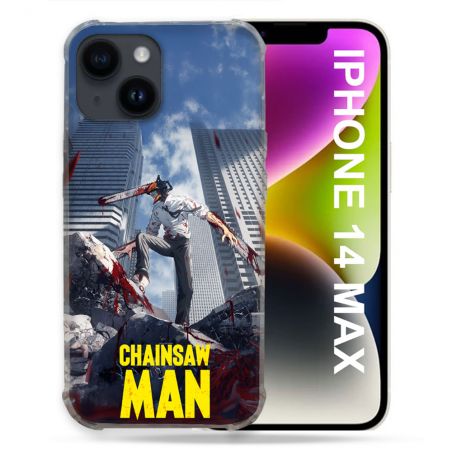 Coque Renforcée Pour Iphone 14 Plus Manga Chainsaw Man Denji
