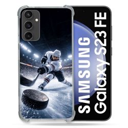 Coque Renforcée Pour Samsung Galaxy S23 FE Sport Hockey sur Glace