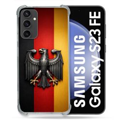 Coque Renforcée Pour Samsung Galaxy S23 FE Voyage Drapeau Allemagne