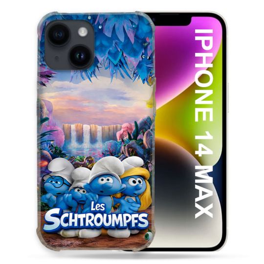 Coque Renforcée Pour Iphone 14 Plus Schtroumpfs Forêt