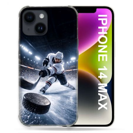 Coque Renforcée Pour Iphone 14 Plus Sport Hockey sur Glace