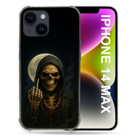 Coque Renforcée Pour Iphone 14 Plus Tete de Mort Doigt 2026