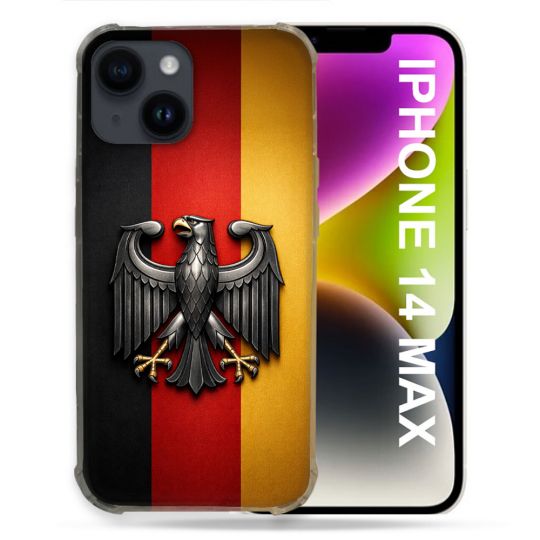 Coque Renforcée Pour Iphone 14 Plus Voyage Drapeau Allemagne