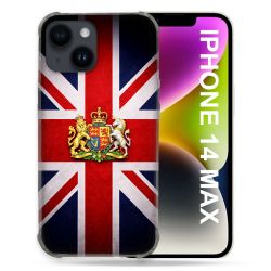 Coque Renforcée Pour Iphone 14 Plus Voyage Drapeau Grande Bretagne UK