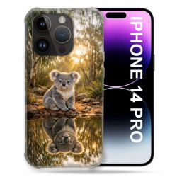 Coque Renforcée Pour Iphone 14 Pro Animal Koala Reflet