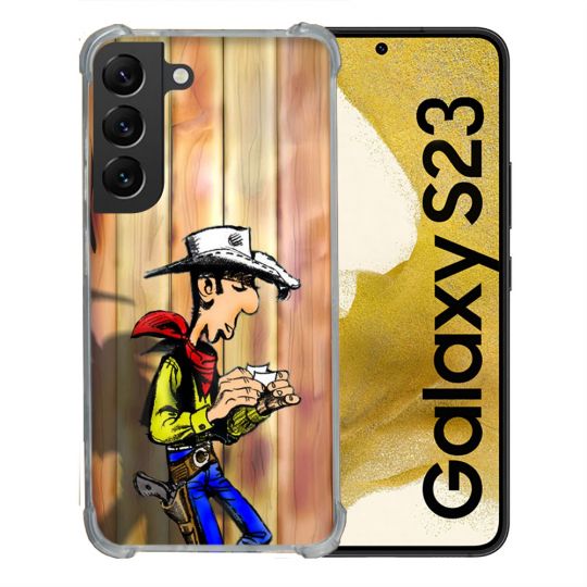 Coque Renforcée Pour Samsung Galaxy S23 Lucky Luke