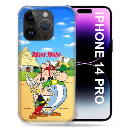 Coque Renforcée Pour Iphone 14 Pro Astérix Obélix Color