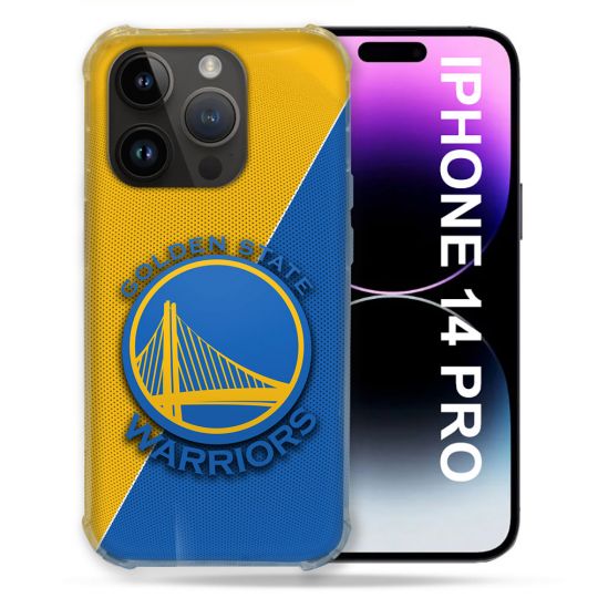 Coque Renforcée Pour Iphone 14 Pro Basket Golden State Warriors