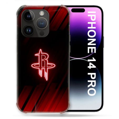 Coque Renforcée Pour Iphone 14 Pro Basket Houston Rockets