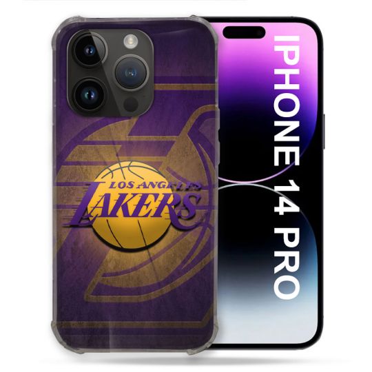 Coque Renforcée Pour Iphone 14 Pro Basket Los Angeles Lakers