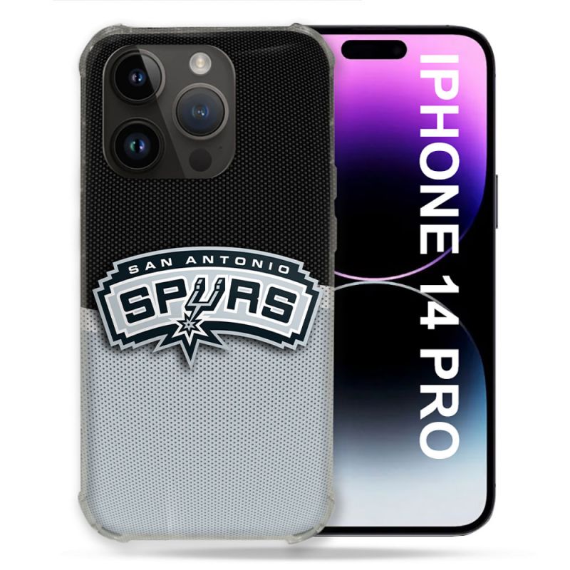 Coque Renforcée Pour Iphone 14 Pro Basket San Antonio Spurs