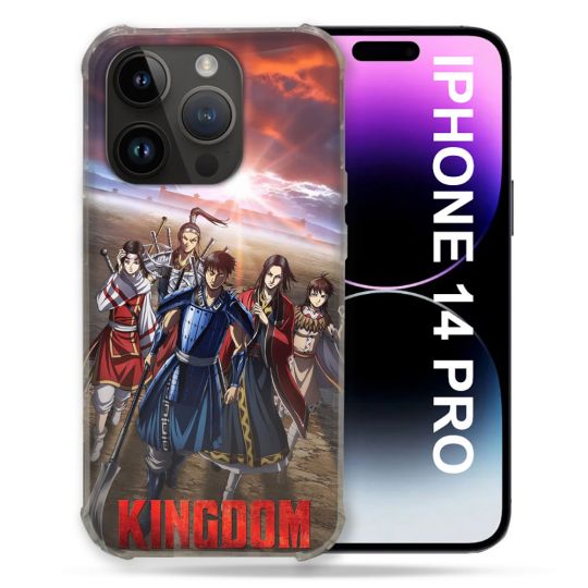 Coque Renforcée Pour Iphone 14 Pro Manga Kingdom Affiche