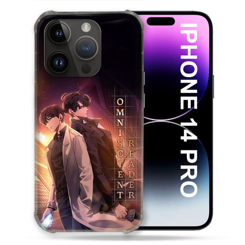Coque Renforcée Pour Iphone 14 Pro Manga Lecteur Omniscient Affiche