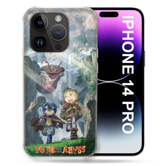 Coque Renforcée Pour Iphone 14 Pro Manga Made In Abyss Affiche