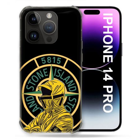 Coque Renforcée Pour Iphone 14 Pro Stone Island Color