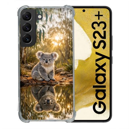 Coque Renforcée Pour Samsung Galaxy S23 Plus Animal Koala Reflet