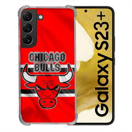 Coque Renforcée Pour Samsung Galaxy S23 Plus Basket Chicago Bulls