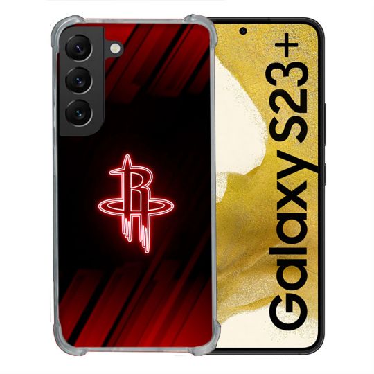 Coque Renforcée Pour Samsung Galaxy S23 Plus Basket Houston Rockets