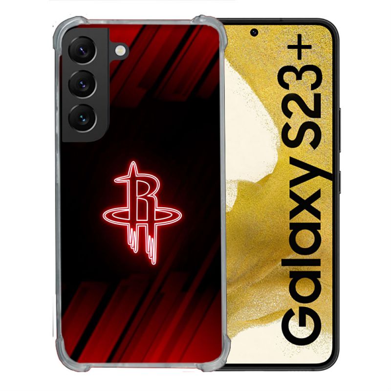 Coque Renforcée Pour Samsung Galaxy S23 Plus Basket Houston Rockets