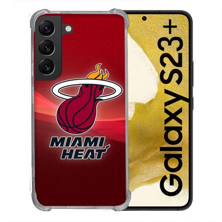 Coque Renforcée Pour Samsung Galaxy S23 Plus Basket Miami Heat
