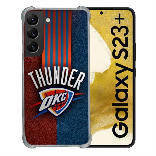 Coque Renforcée Pour Samsung Galaxy S23 Plus Basket Oklahoma City Thunder