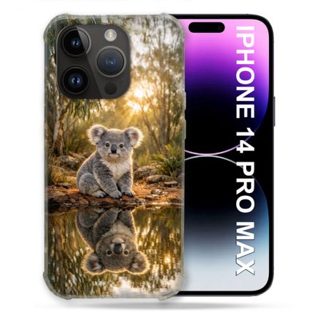 Coque Renforcée Pour Iphone 14 Pro Plus Animal Koala Reflet