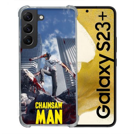 Coque Renforcée Pour Samsung Galaxy S23 Plus Manga Chainsaw Man Denji