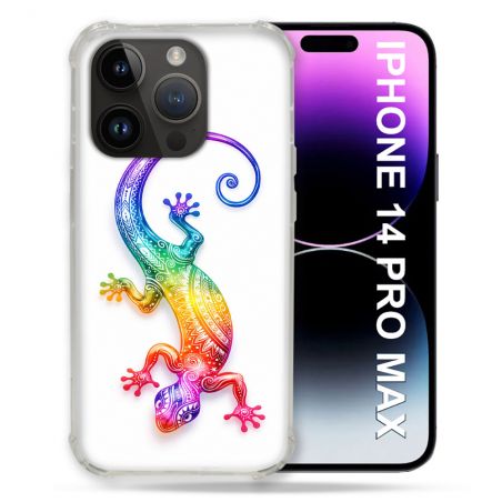 Coque Renforcée Pour Iphone 14 Pro Plus Animal Salamandre Color 2026