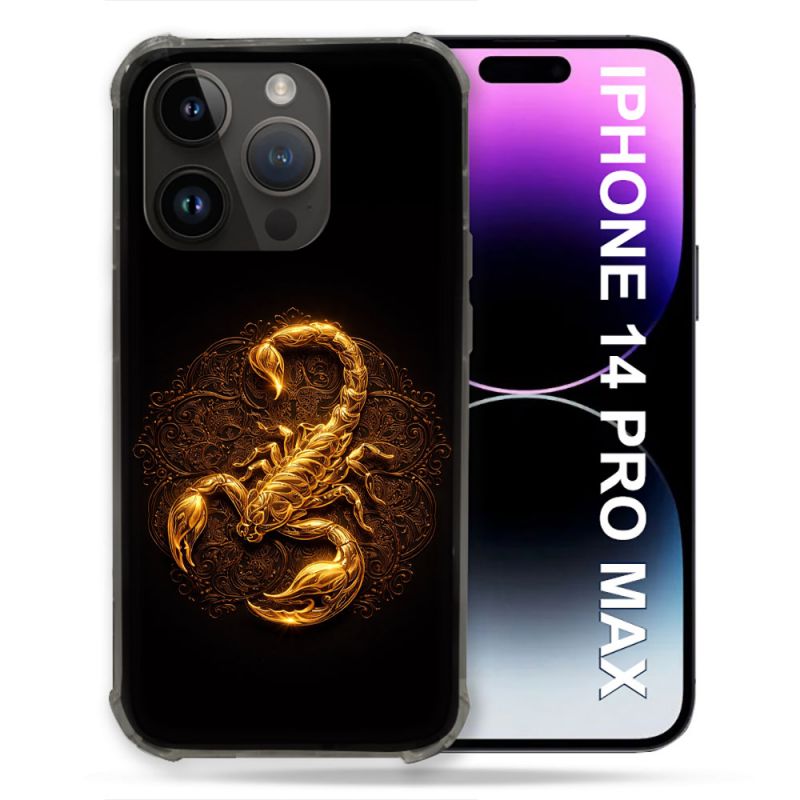 Coque Renforcée Pour Iphone 14 Pro Plus Animal Scorpion Fresque 2026