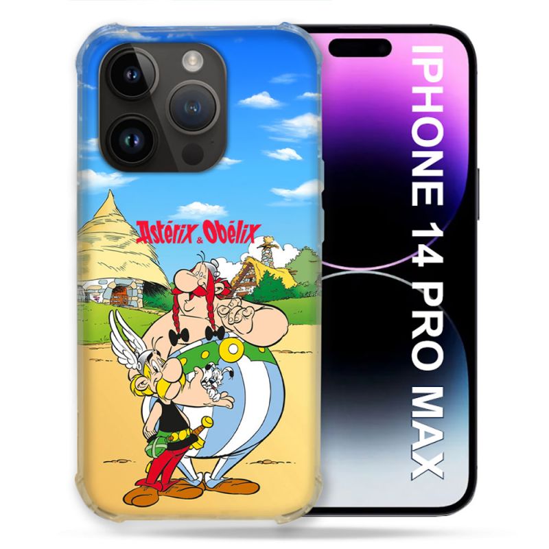 Coque Renforcée Pour Iphone 14 Pro Plus Astérix Obélix Color