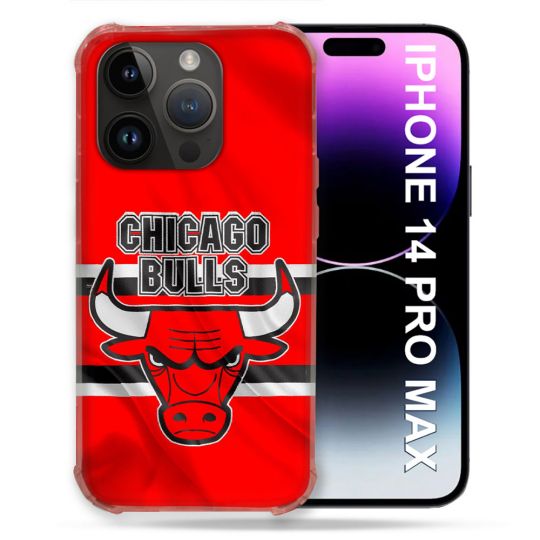Coque Renforcée Pour Iphone 14 Pro Plus Basket Chicago Bulls