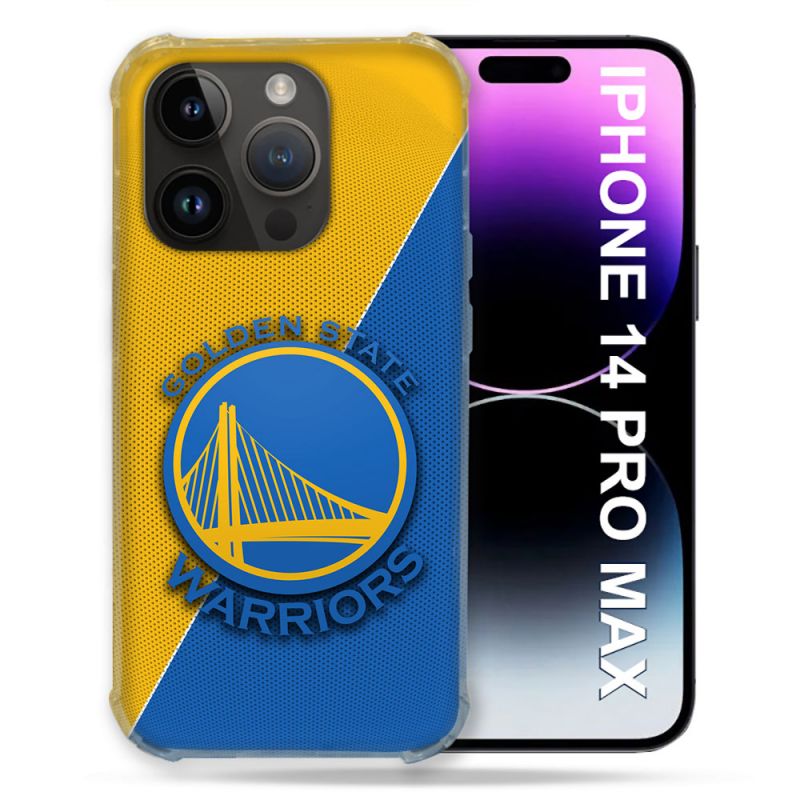 Coque Renforcée Pour Iphone 14 Pro Plus Basket Golden State Warriors