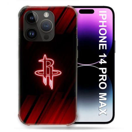 Coque Renforcée Pour Iphone 14 Pro Plus Basket Houston Rockets