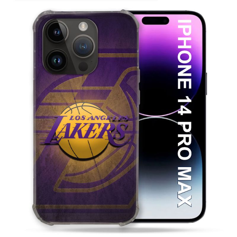 Coque Renforcée Pour Iphone 14 Pro Plus Basket Los Angeles Lakers