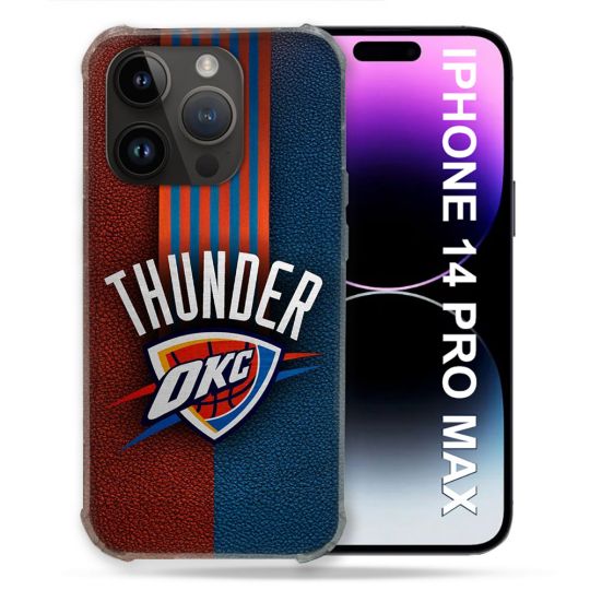 Coque Renforcée Pour Iphone 14 Pro Plus Basket Oklahoma City Thunder
