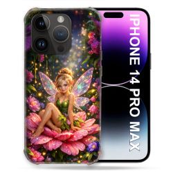 Coque Renforcée Pour Iphone 14 Pro Plus Fantastique Fee Fleur