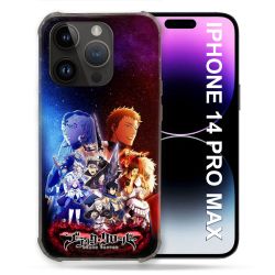 Coque Renforcée Pour Iphone 14 Pro Plus Manga Black Clover Affiche