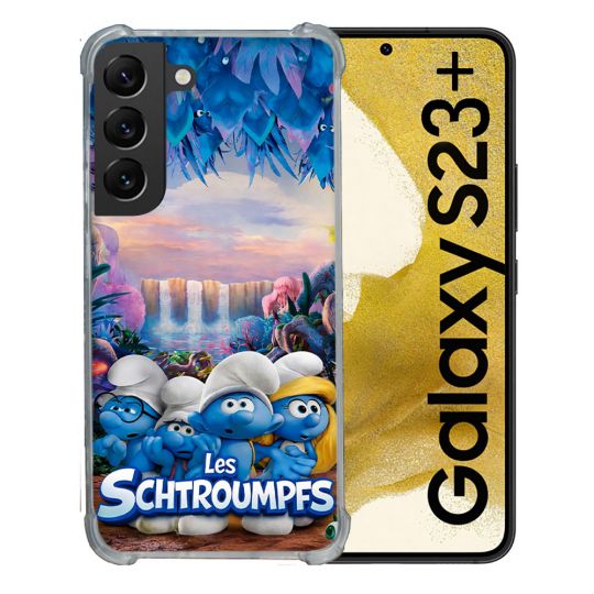 Coque Renforcée Pour Samsung Galaxy S23 Plus Schtroumpfs Forêt